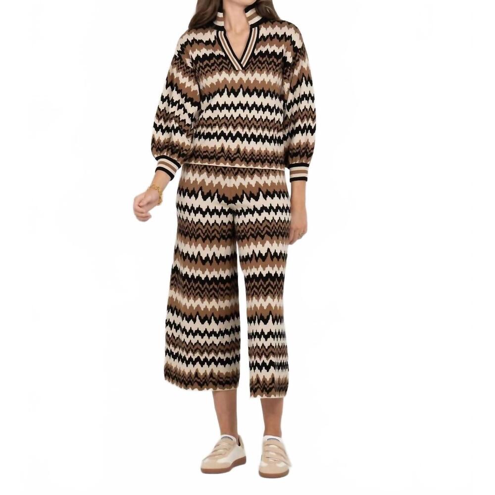 NEW EMILY MCCARTHY lolli sweater in mocha mirage